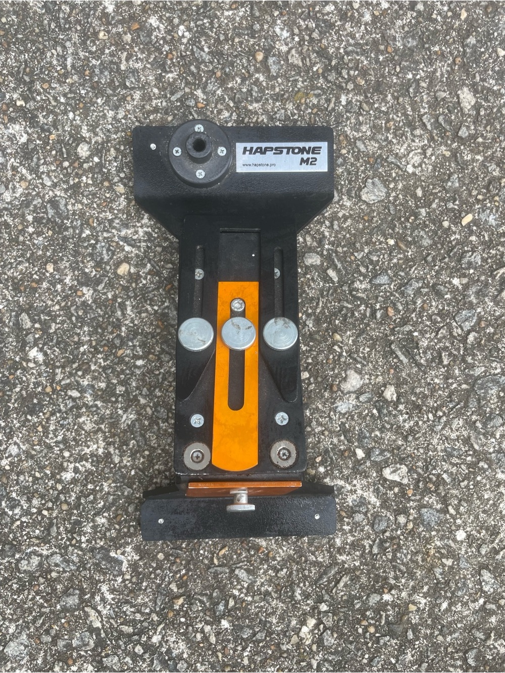 M2 Black and Orange Adjustable Mount hastened